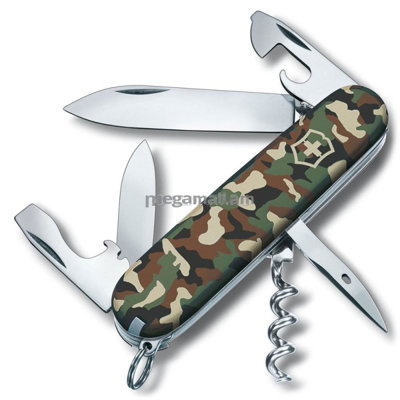 Нож перочинный VICTORINOX Spartan 1.3603.94, 91мм, 12 функций, камуфляж