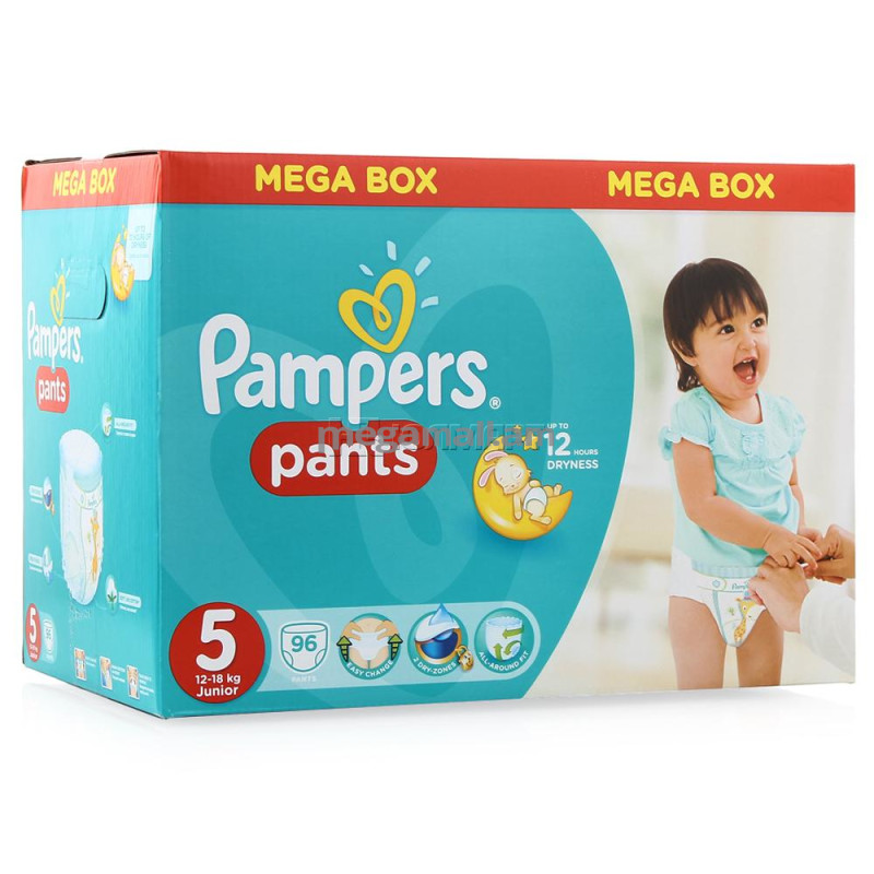 Трусики-подгузники Pampers Pants 5 (12-18 кг), 96 шт