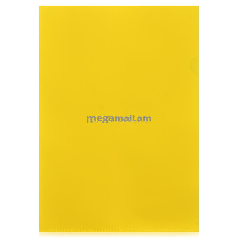 папка-уголок Бюрократ, А4, 180 мкм, непрозрачная, жёлтая (упаковка 20 шт) [E310N/1yel]
