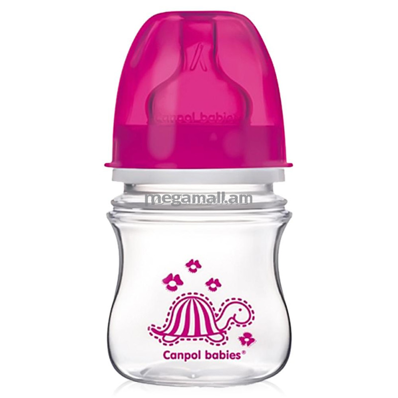 Бутылочка для кормления Canpol babies EasyStart, розовый, 120 мл, 3m+