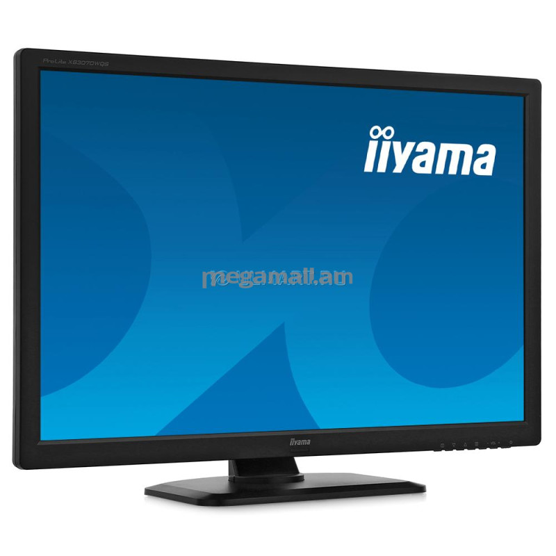 Iiyama ProLite XB3070WQS-B1, 2560x1600, DVI, HDMI, DP, 5ms, AH-IPS, черный, с колонками