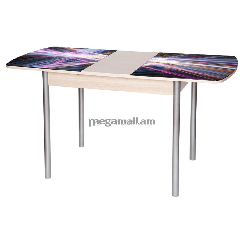 Стол раскладной М142.93 , размер 68(140)x110 см, с фотопечатью "Салют" (4607150676282)
