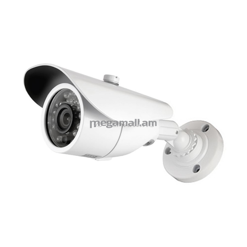 камера для  видеонаблюдения Ginzzu HAB-1031O корпусная, AHD 1.0Mp, 1/4"" OV9712 Сенсор, ИК подстветка до 20м, металлический корпус, защита IP66