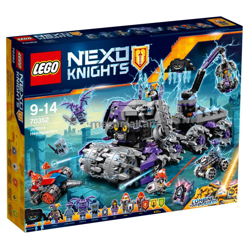 Конструктор LEGO NEXO KNIGHTS Штаб Джестро (70352)
