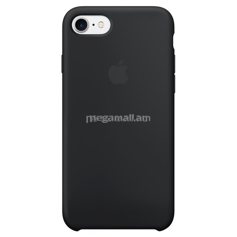Apple iPhone 7, крышка, Apple Silicone Case MMW82ZM/A, черный