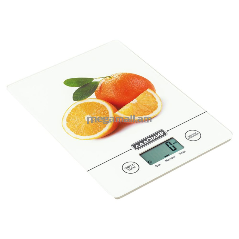 весы кухонные Ладомир НА302, 5 кг, стекло
