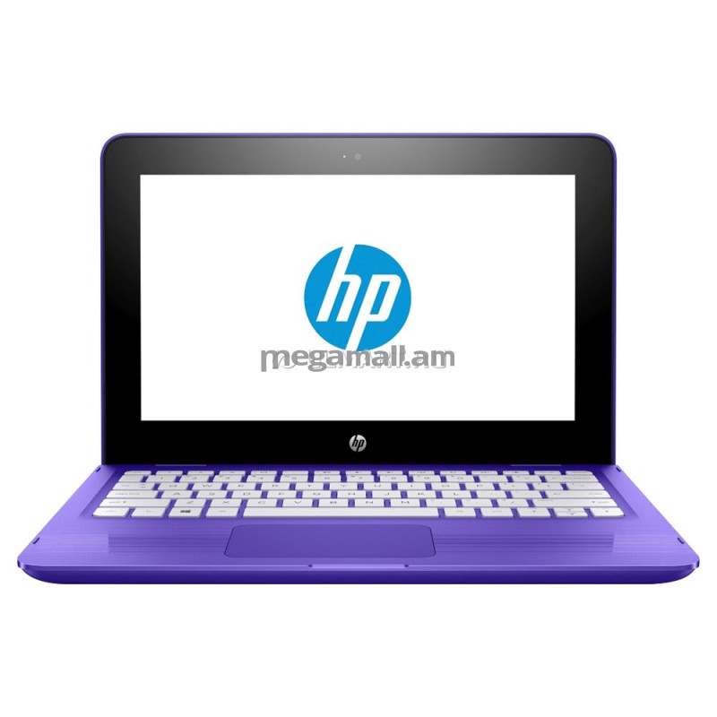 ноутбук-трансформер HP x360 11-ab013ur, 1JL50EA, 11.6" (1366x768) MultiTouch, 4GB, 500GB, Intel Pentium N3710, Intel HD Graphics, WiFi, BT, Win10, purple, фиолетовый