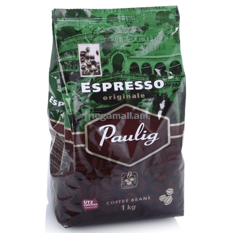 кофе зерновой Paulig Espresso Originale, 1 кг