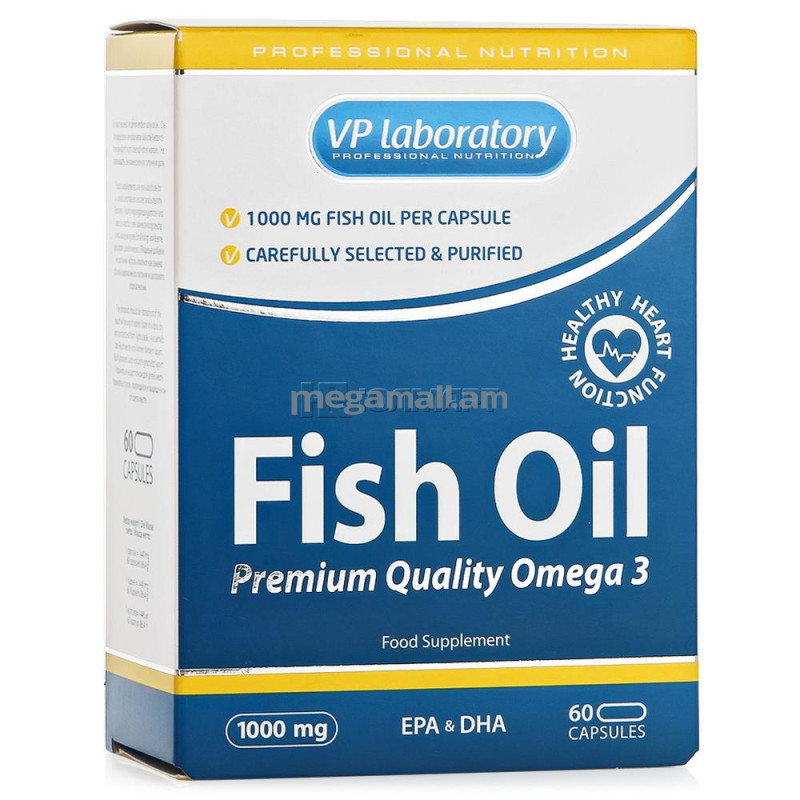 Комплекс жирных кислот VP Laboratory Fish Oil 60 капсул