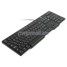 клавиатура Logitech K100, PS/2, black, черная, [920-003200]