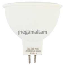 Упаковка ламп 10 шт ASD LED-JCDR-standard 7.5Вт 160-260В GU5.3 3000К 675Лм (4690612005584)