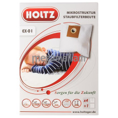 мешок-пылесборник Holtz EX-01, 4 шт, микрофибра