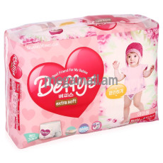 Трусики-подгузники Beffy's extra soft XXL для девочек (более 17 кг), 28 шт