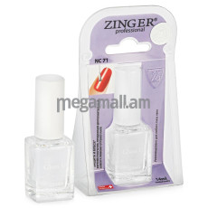 верхнее покрытие для ногтей Zinger Professional Защита и блеск NC71, 14 мл [4606033075228]