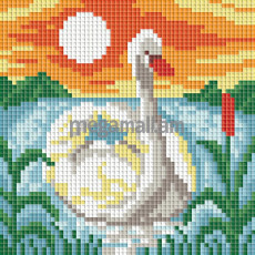 Картина мозаикой Белоснежка 066-ST-PS Белый лебедь (6930136300665)