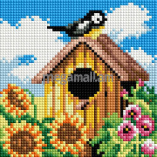 Картина мозаикой Белоснежка 114-ST-РS Птичий домик (6930136301143)