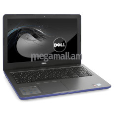 ноутбук Dell Inspiron 5567, 5567-0254, 15.6" (1920x1080), 8GB, 1000GB, Intel Core i5-7200U, 4GB AMD Radeon R7 M445, DVD±RW DL, LAN, WiFi, BT, Linux Ubuntu, blue, синий