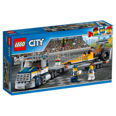 Конструктор LEGO City  Грузовик для перевозки драгстера (60151)