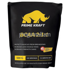 Аминокислоты Prime Kraft BCAA 2:1:1 (персик-маракуйя), 500г