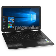 ноутбук HP Pavilion 14-al103ur, Z3D85EA, 14" (1920x1080), 6GB, 500GB, Intel Core i3-7100U, 2GB NVIDIA GeForce 940MX, WiFi, BT, Win10, silver, серебристый