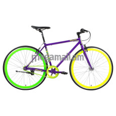 Велосипед FORWARD INDIE JAM 1.0 (2017), колеса 28", рама 18", скоростей 1, фиолетовый (RBKW7YN81002)