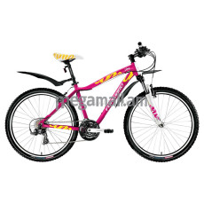 Велосипед FORWARD LIMA 1.0 (2016), колеса 26", рама 15", скоростей 18, розовый матовый (RBKW6766P006)