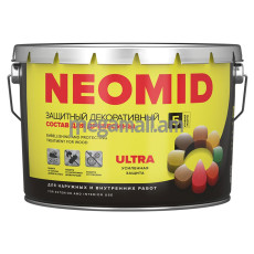 Антисептик NEOMID Bio Color ULTRA, махагон, 9 л