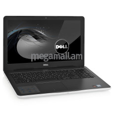 ноутбук Dell Inspiron 5567, 5567-2648, 15.6" (1920x1080), 8GB, 1000GB, Intel Core i7-7500U, 4GB AMD Radeon R7 M445, DVD±RW DL, LAN, WiFi, BT, Linux, white, белый