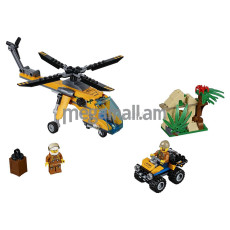 Конструктор LEGO City Jungle Explorer Грузовой вертолёт исследователей джунглей (60158)