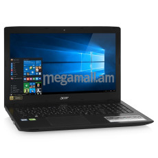 ноутбук Acer Aspire E5-575G-524D, NX.GDWER.098, 15.6" (1920x1080), 6GB, 1000GB + 128GB SSD, Intel Core i5-7200U, 2GB NVIDIA GeForce 940MX, LAN, WiFi, BT, Win10, black, черный