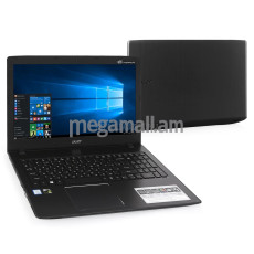 ноутбук Acer Aspire E5-575G-538E, NX.GDZER.033, 15.6" (1366x768), 8GB, 1000GB, Intel Core i5-7200U, 2GB NVIDIA GeForce GTX950M, LAN, WiFi, BT, Win10, black, черный