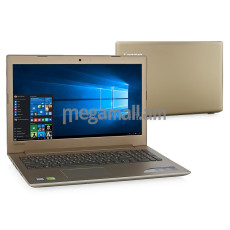 ноутбук Lenovo IdeaPad 520-15IKB, 80YL00NGRK, 15.6" (1920x1080), 8GB, 1000GB, Intel Core i5-7200U, 2GB NVIDIA GeForce 940MX, LAN, WiFi, BT, Win10, gold, золотистый