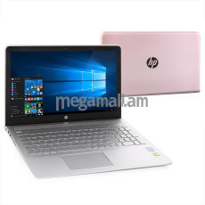 ноутбук HP Pavilion 15-cc531ur, 2CT30EA, 15.6" (1920x1080), 6GB, 1000GB + 128GB SSD, Intel Core i5-7200U, 2GB NVIDIA GeForce 940MX, LAN, WiFi, BT, Win10, pink, розовый