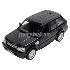 Машинка инерционная Land Rover Range Rover Sport черная (1:32) (PS-554007-BL)