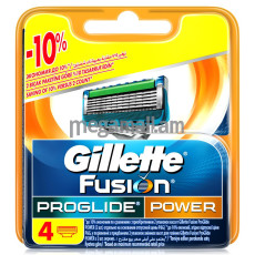 кассеты для бритья Gillette Fusion ProGlide Power, 4 шт. [7702018085576]