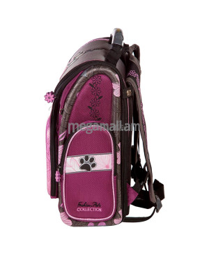 Hummingbird Ранец Puppy Fashionista K89, розово-серый + мешок для обуви (112538)