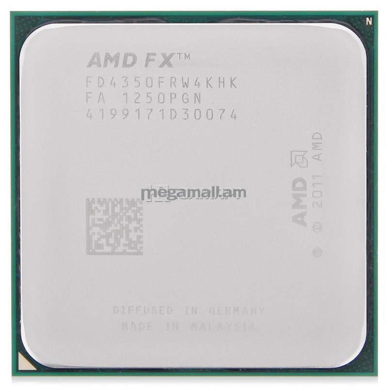 AMD FX-4350 Black Edition, 4.20ГГц, 4 ядра, 4+8МБ, Socket AM3+, OEM, FD4350FRW4KHK