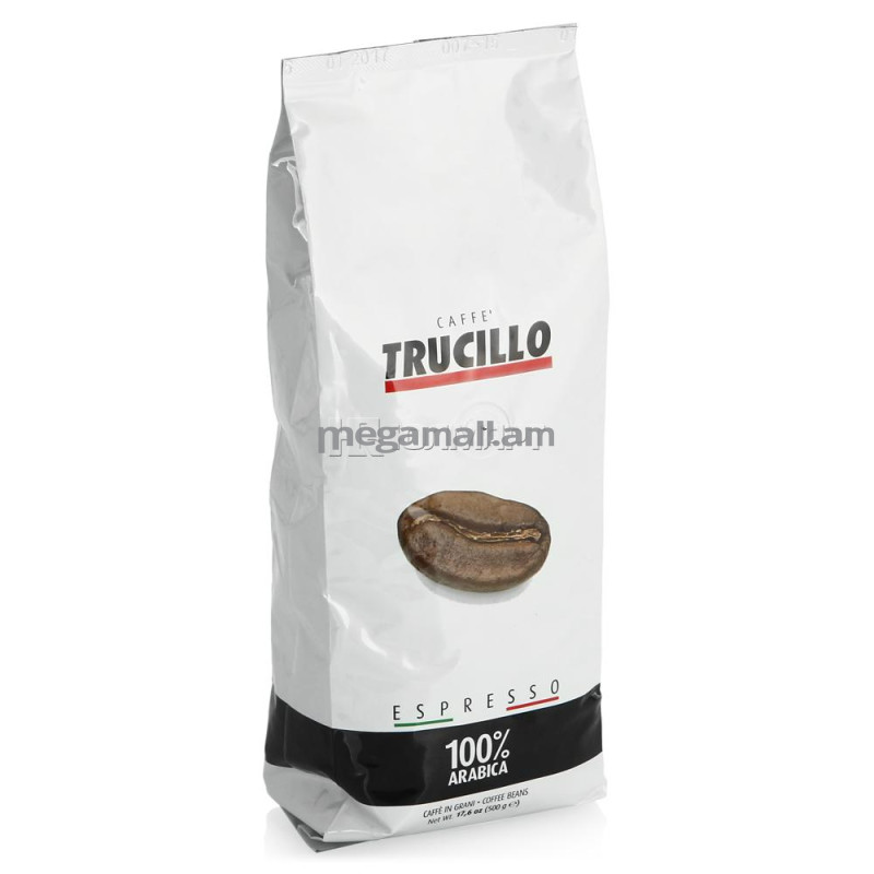 кофе зерновой Caffe Trucillo ESPRESSO 100% ARABICA, 0,5 кг