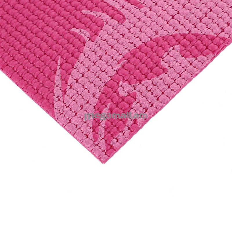 Коврик для йоги и фитнеса INDIGO, 173х61х0.3 см, розовый , IR 97502-3 Pink
