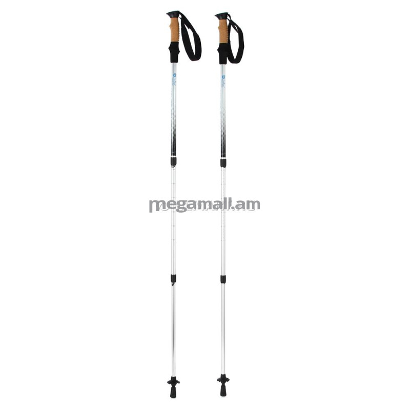 Палки трекинговые для скандинавской ходьбы INDIGO, 65-135 см (2 шт), телескопические, IRAK008