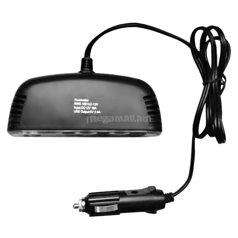 Разветвитель прикуривателя Roadweller RWS-1861U2-12V
