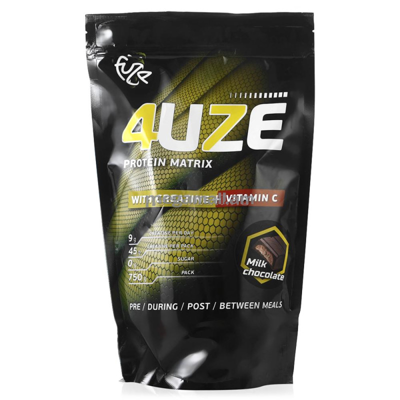 Протеин Pure Protein FUZE + Сreatine, молочный шоколад, 750 г