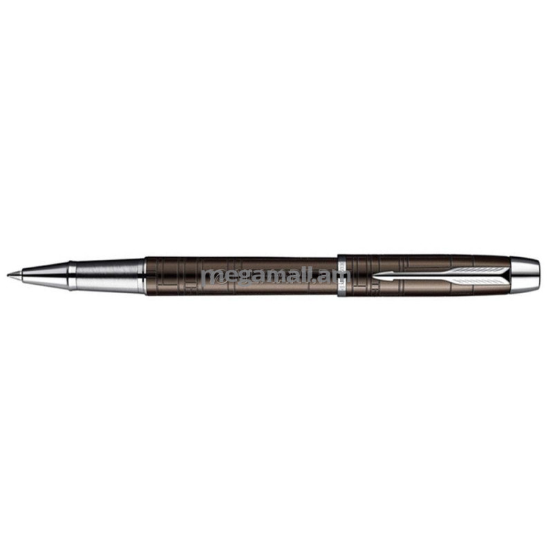 ручка-роллер Parker "IM Premium Metallic Brown CT" черная, 0,5мм, корпус коричневый/хром, подар.уп. [S0949720]