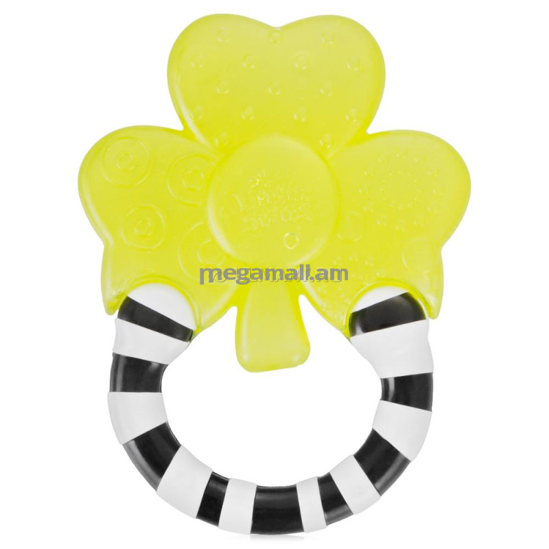 Мягкий Прорезыватель Bright Starts для зубок Полосатое колечко, Цветок (8986-1)