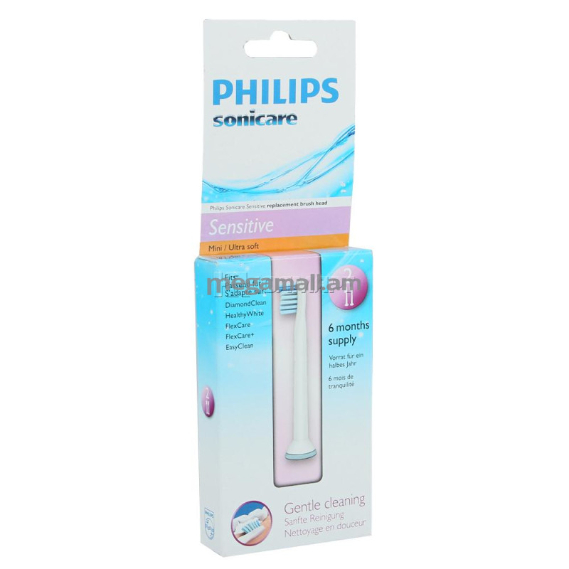 сменные насадки для электрических зубных щеток Philips HX6082/07, в упаковке 2 шт.