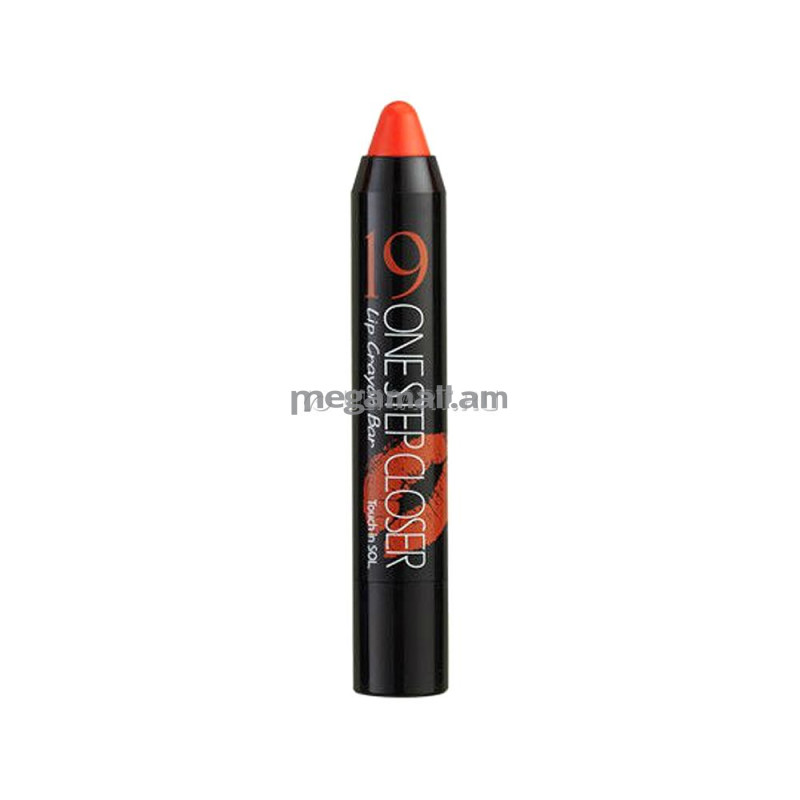 губная помада-карандаш Touch in SOL 19 One Step Closer Lip Crayon Bar, 2,5 г, №2 Florida Orange [УТ000000553] [8809368900029]