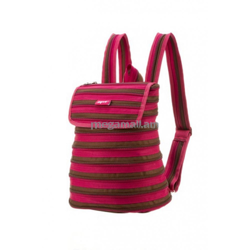 Zipit Рюкзак Zipper Backpack - Fuchsia and Deep Brown, розово-коричневый (ZBPL-1)