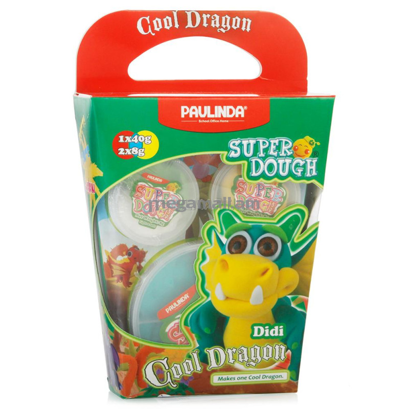 Paulinda Масса для лепки Cool Dragon Дракон, желтый (Н78007)