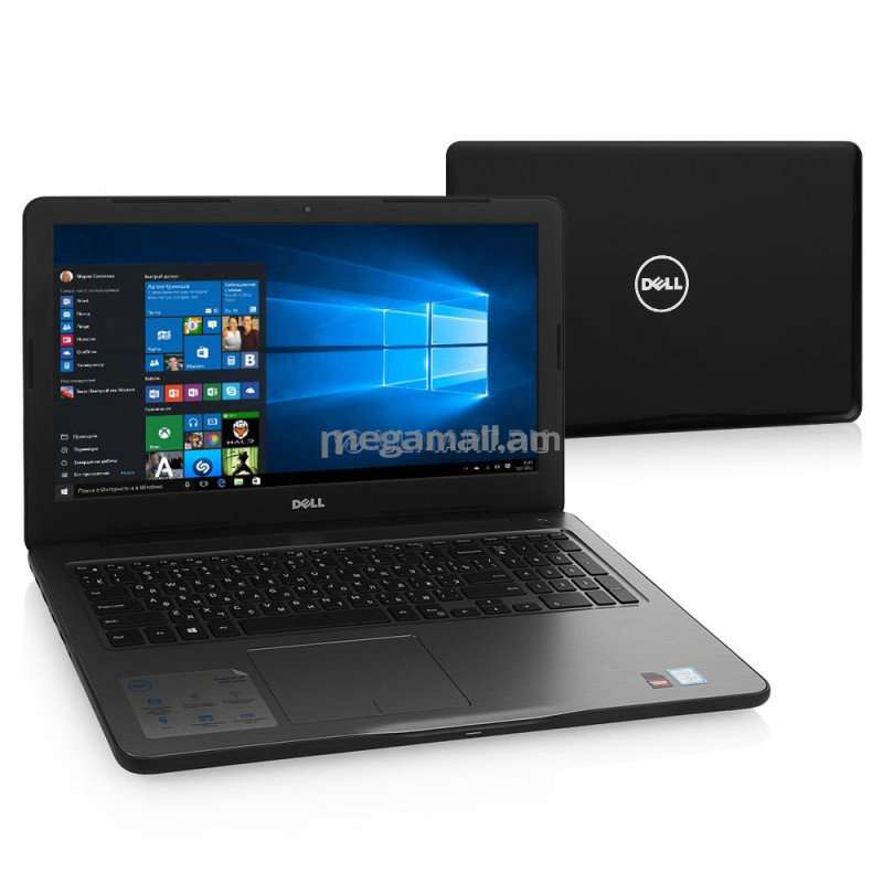 ноутбук Dell Inspiron 5567, 5567-3256, 15.6" (1920x1080), 8GB, 1000GB, Intel Core i5-7200U, 4GB AMD Radeon R7 M445, DVD±RW DL, LAN, WiFi, BT, Win10, black, черный