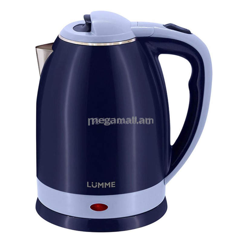 чайник Lumme LU-159, 2 л, металл/пластик, синий сапфир, двойные стенки